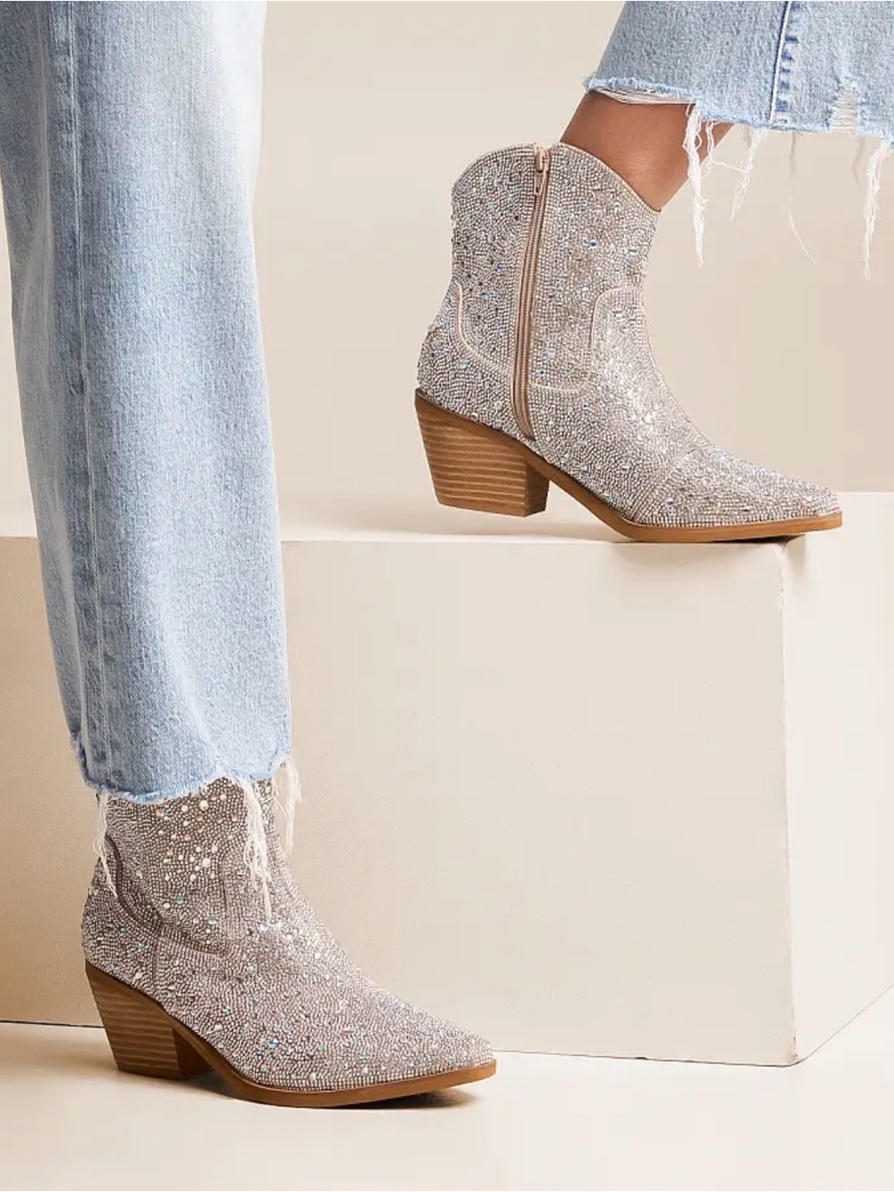 MI.IM from buckle Angel Glitz Western Boot size 8.5